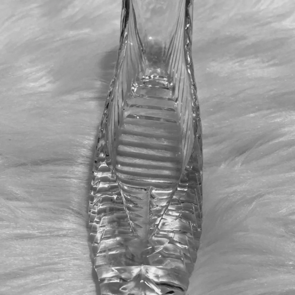 CYSTAL GLASS SLIPPER MINT CONDITION